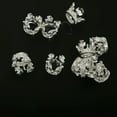 thumbnail image 1 of 20 piezas de manualidades navideñas, decoración del hogar, espaciadoras de corona chapadas en plata y oro para joyas de bricolaje Soledad Aleación de encantos hallazgos joyería, 1 of 10