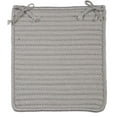 thumbnail image 2 of Colonial Mills Simply Home Solid Braided Gray Area Rug 15"x15", 2 of 2