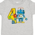 thumbnail image 4 of Inktastic 4th Birthday Robot Boys or Girls Toddler T-Shirt, 4 of 5