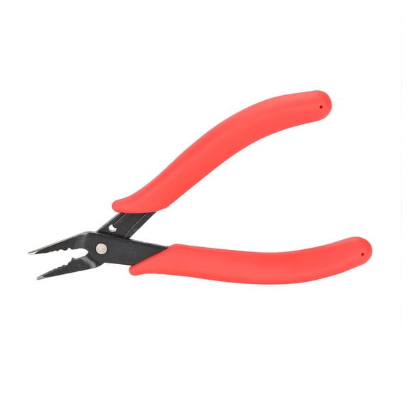 CEORPER Carbon Steel Jewelry Pliers for Jewelry Making Supplies Crimper Pliers for Crimp Beads Red Crimping Pliers Length 150mm