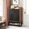 thumbnail image 2 of Shoe Cabinet with Doors, 5-Tier Shoe Storage Cabinet for Entryway Hallway, 2 of 6