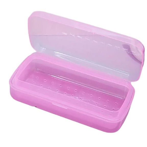 Portable Nail Sterilizer Tray for Salon Quality Disinfectant Manicure Nail Tool Organized for Home and Salon Use