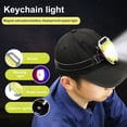 thumbnail image 3 of EIMELI Mini COB Keychain Light Rechargeable Mini LED Flashlight Head-Mounted Work Lamp with Bracket Multifunctional Bottle Opener Outdoor Headlamp for Camping Fishing Walking Dogs Sets On, 3 of 13
