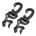 thumbnail image 1 of Tignapoo Diving Hose Clips for BCD Regulators - Quick Release Snap Hooks, Durable and Flexible 2-Pack in Black for Securely Fastening Low/High Pressure Hoses and Gauges, 1 of 7