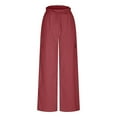 thumbnail image 4 of WENWU Pants for Women Casual Womens Pants Pants for Women Loose Womens Pants High Waisted Wide Leg Pants Womens Summer Pants, 4 of 4