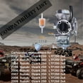 thumbnail image 4 of Carburetor ATV Carb 13200-05G01 13200-21G10 Fit for 2002 2003 2004 2005 2006 2007 2008 2009 Suzuki Ozark 250 LTF250 2x4, 4 of 7