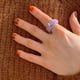 thumbnail image 4 of Anillo De Resina Encantador Para Mujer, Anillos De Piedras Preciosas De Color Gelatina Para Mujeres Y Niñas, Regalo De Joyería Estética Simple 5 Uds Methold AP005661-00, 4 of 6