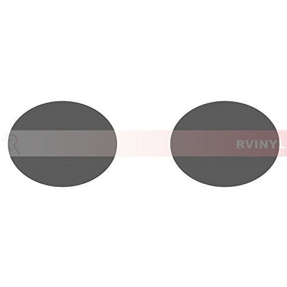 Rvinyl Fog Light Protection Film Covers Compatible with Audi A4 2005-2008 (Sedan) - Blackout Smoke