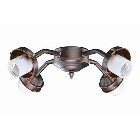 Concord Fans 4 Light B8 Fitter In Rubbed Bronze concord fans 4 light b8 fitter in rubbed bronze