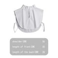 thumbnail image 7 of freneci False Collar for Ladies Soft Comfortable Fashion Removable Mock Neck Fake Collar White, 7 of 7