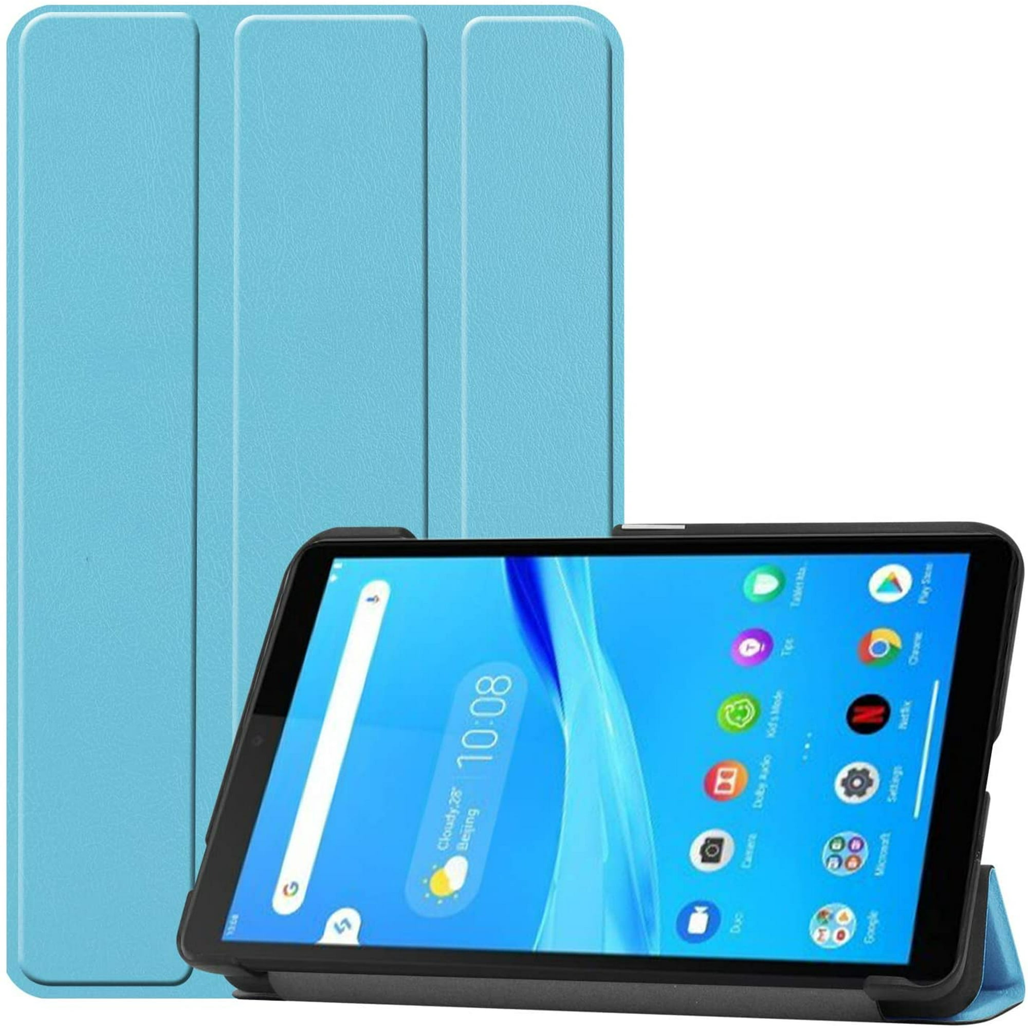 Gylint Lenovo Tab M7 Case Smart Case Trifold Stand Slim Lightweight Case Cover For Lenovo Tab M7 Tablet Baby Blue Walmart Canada