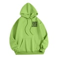 thumbnail image 3 of XINXIAOO Hoodies Sweatshirt for Women Long Sleeve Women's Hoodies Pullover Unisex Hoodie Green Sweatshirt Fall Fashion for Women Streetwear Clothes, 3 of 6