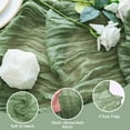thumbnail image 6 of Yhmxh Table Runner Cheesecloth Table Runner Gauze Boho Runner Rustic Premium Cotton Cheese Cloth Table Runner 70 Inch 6.5 FT for Wedding Bridal Baby Shower Long Sheer Boho Home Decorations, 6 of 7
