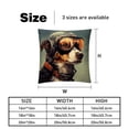thumbnail image 5 of Dog Retro Luxurious Velvet Chair Pillow Covers - Set of 2 Throw Pillow Covers with Unique Patterns for Living Room Decor - Available in 16x16, 18x18, and 20x20 Inches Throw Pillows for All Occasions, 5 of 6