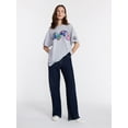 thumbnail image 2 of Super Mario Galaxy Movie Women's Oversized Graphic Tee with Short Sleeves, Sizes XXS-XXL, 2 of 5