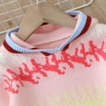 thumbnail image 5 of XBASW 1-5T Girls Rainbow Sweaters Long Sleeve Hooded Knit Sweater Fall Winter Pullover Jumper for Baby Toddler, 5 of 8