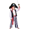 thumbnail image 1 of Disfraz de pirata Dress Up America para niños con blusa, pantalones y más, 1 of 7