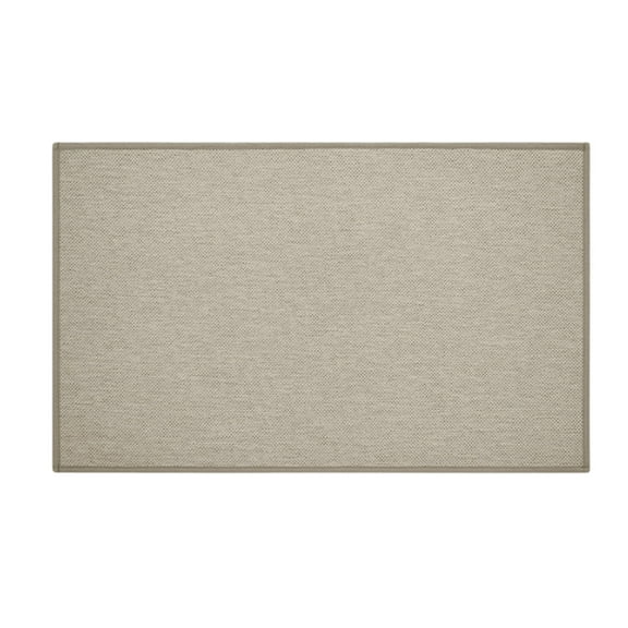 Leodye 1PCS Solid Color Entrance Door Mat - Absorbent Non-slip Porch Rug, Outdoor Dirt-resistant Quick-drying Carpet -23.6x15.7in