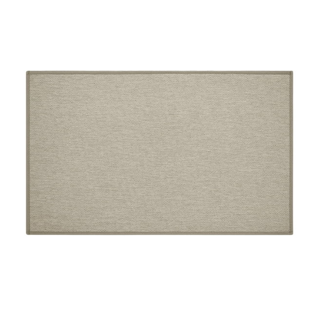 Btomtd Tapis de Porte d'Entrée Couleur Unie Salle de Bain Absorbant Tapis d'Entrée Antidérapant Tapis de Porche Extérieur Résistant à la Saleté Séchage Rapide, Kaki