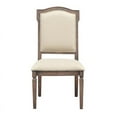 thumbnail image 2 of Treasure Trove Sussex Brown Wood Upholstered Dining Chairs - Set of 2, 2 of 7