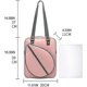 thumbnail image 5 of Bolsa de hombro de tenis, mochila con soporte para raqueta de tenis de nailon de gran capacidad, raqueta de bádminton deportiva impermeable portátil(rosa), 5 of 5