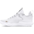 thumbnail image 1 of Zapatillas Under Armour Flow Ace Low para mujer blanco/dorado talla 7, 1 of 1