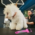 thumbnail image 3 of Groomer Essentials Flexible Slicker Brush - Single/Medium Firm, 3 of 7