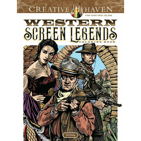 Creative Haven Western Screen Legends Coloring