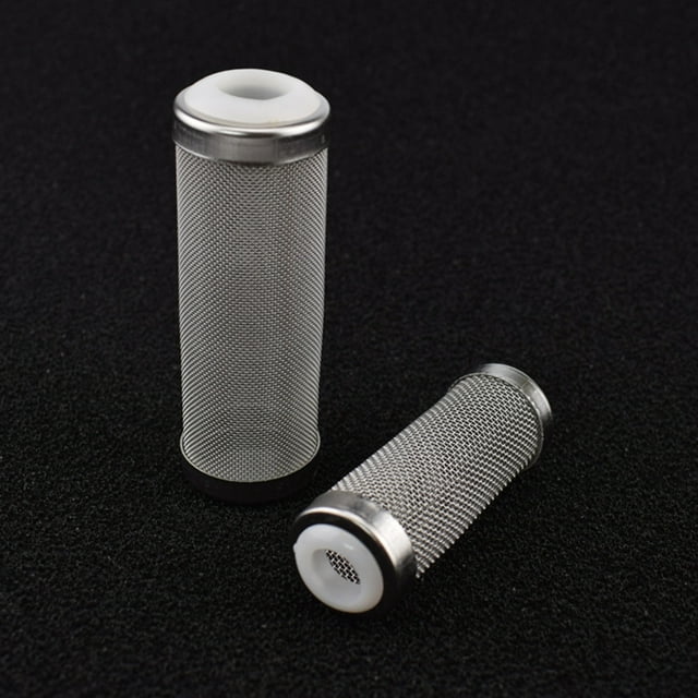 Langgg Aquarium Intake Inflow Mesh Stainless Steel Cylinder Filter Fishtank Shrimp Fish Net Filtration System Replacing Parts L NO3