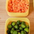 thumbnail image 3 of Cheese Slice Holder, Airtight Sliced Cheese Container with Lid, Plastic Refrigerator Storage Box for Cheese Vegetables Fruits, Cheese Slices Storage Box for Fridge, 3 of 7