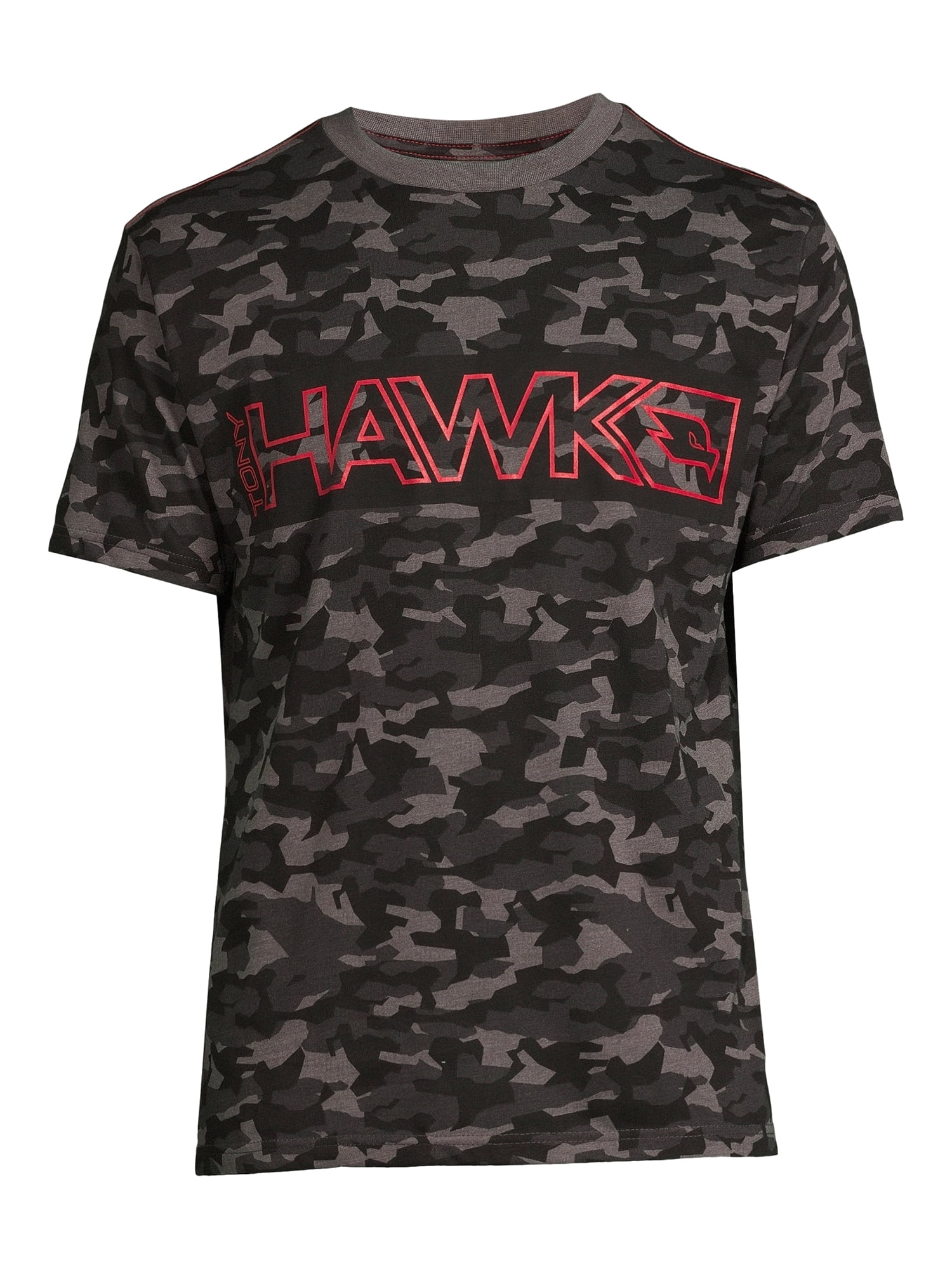 Tony Hawk Men's Camo Hawk Logo T-Shirt, Sizes S-XL