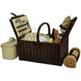 thumbnail image 1 of Panier Buckingham pour 4 avec Couverture-Brun Osier-Hamptons, 1 of 1