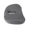 thumbnail image 3 of Cojín ortopédico tipo donut para oficina, espuma viscoelástica, suave y transpirable, color gris, 3 of 14
