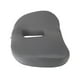 thumbnail image 3 of Almohada de donut, cojín ortopédico de donut de oficina, espuma viscoelástica, cojín de asiento suave y transpirable, color gris, 3 of 8