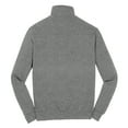 thumbnail image 6 of Mens 1/4 Zip Cotton/Poly Fleece Sweatshirt Vintage Heather 2X-Large, 6 of 8