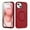Red, variant on Dteck Case with Tempered Glass Screen Protector for iPhone 15,Shockproof Rubber Case Compatible with MagSafe Hybrid PC Full Body Protection Cover,Red