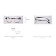 thumbnail image 3 of 4 Pack Colorful Presbyopic Reading Glasses Spring Hinge Rectangle Readers, 3 of 3
