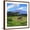 Brown Frame, variant on Art.com A Lone African Elephant (Loxodonta Africana) by Mt. Kilimanjaro, Amboseli Nat'l Park, Kenya Photographic Print by Miva Stock, White Frame Wall Art, 21" x 21"