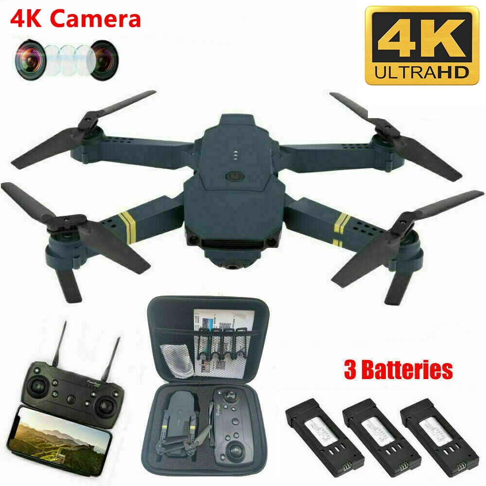 Drone Drone Quadcopter E58 WiFi FPV Mini Quadcopter 4K Camera Foldable Drone Support Auto Return with 2Batteries