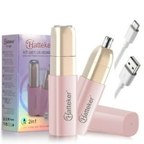 Hatteker Facial Epilator For Women, Rechargeable Hair Remover, Eyebrow Shaver And Facial Shaver 2 in 1