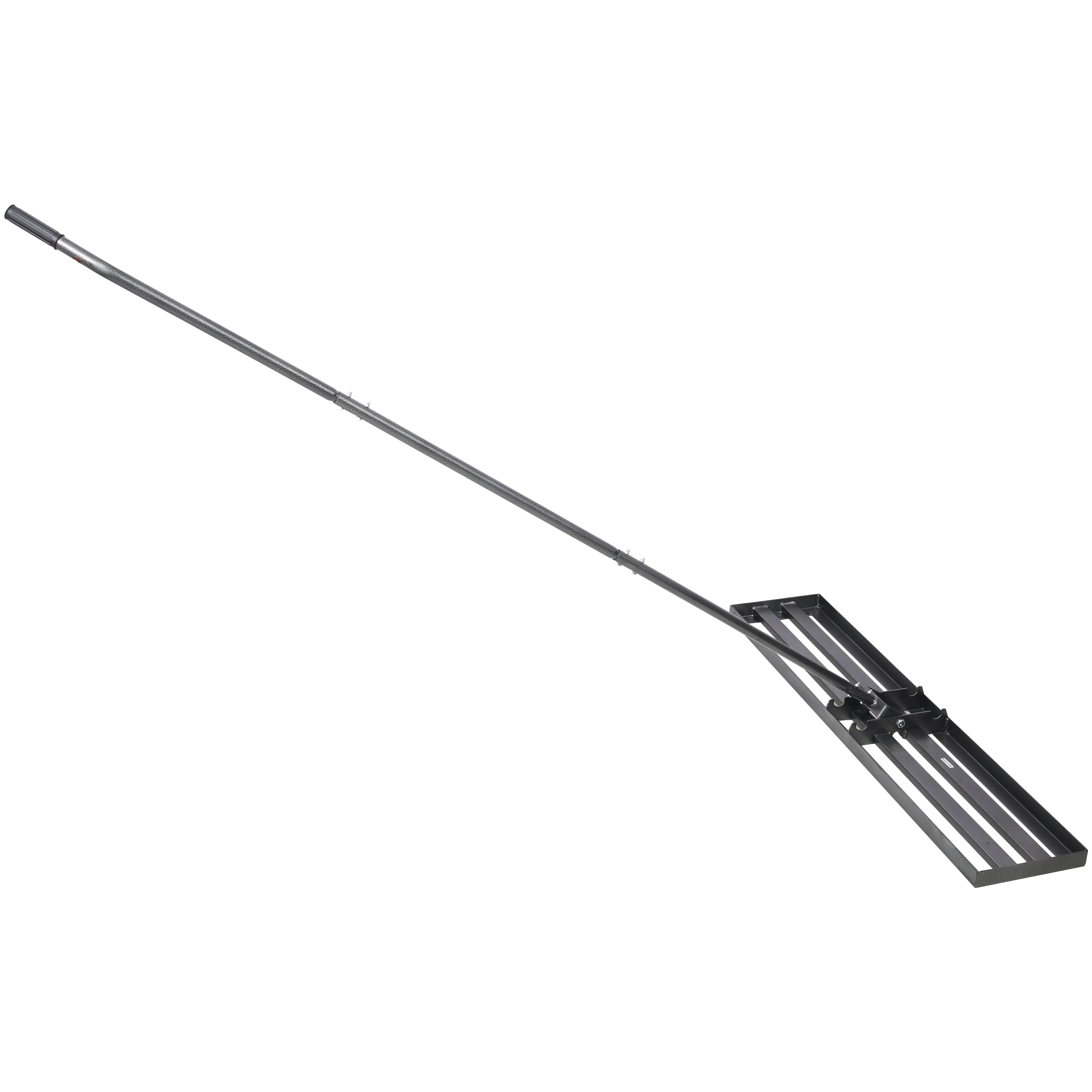 Lawn Leveling Rake, 48"x10" lawn Leveling Tool, Heavy Duty Effort Saving Lawn Level Tool, 7FT Steel Handle Lawn Leveler for Yard Garden Golf Course, Ease Level Soil Sand Dirt Surfaces and Fertilizer