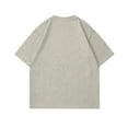 thumbnail image 3 of pstuiky camisetas de hombre, Camisas casuales de manga corta con cuello redondo y diseño conciso de color liso para hombre camisetas de hombre xxxl, 3 of 3