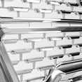 thumbnail image 6 of Spec-D Tuning Chrome Denali Style Front Bumper Hood Upper Grill Grille Compatible with 2019-2021 GMC Sierra 1500, 6 of 7