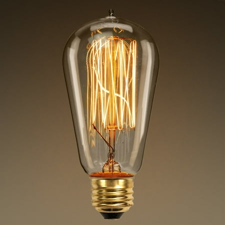 60 Watt Vintage Antique Light Bulb Edison Style Squirrel Cage 60 Watt Vintage Antique Light Bulb Edison Style Squirrel Cage Filament 4 75 In