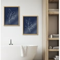 thumbnail image 6 of Blake Modern Blue Botanical Line Sketch Print 3 16 in x 20 in Framed Drawing Art Prints, by Kate and Laurel, 6 of 6