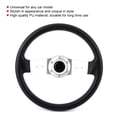 thumbnail image 3 of Universal Stylish Unique Car Universal Steering Wheel Accessories Car Parts Black And Silver, 3 of 8