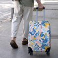 thumbnail image 3 of Multicolor Cartoon Floral and Leaf Pattern Luggage Cover Fashion Suitcase Cover Baggage Covers Fit 25-28 Inch Luggage (Go Travel), 3 of 4