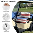 thumbnail image 6 of HUIACONG USA Flag Universal Fit Golf Cart Seat Covers 2 Pack, Washable Anti-Slip Portable Golf Cart Seat Cover for Club Car Bench Seats Club Car Precedent, 6 of 7