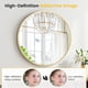 thumbnail image 5 of 18 pulgada round mirror para wall gold metal frame circle mirror round bathroom mirror para wall decor round wall mirror para entrada vanity dormitorio easy to install, 5 of 7