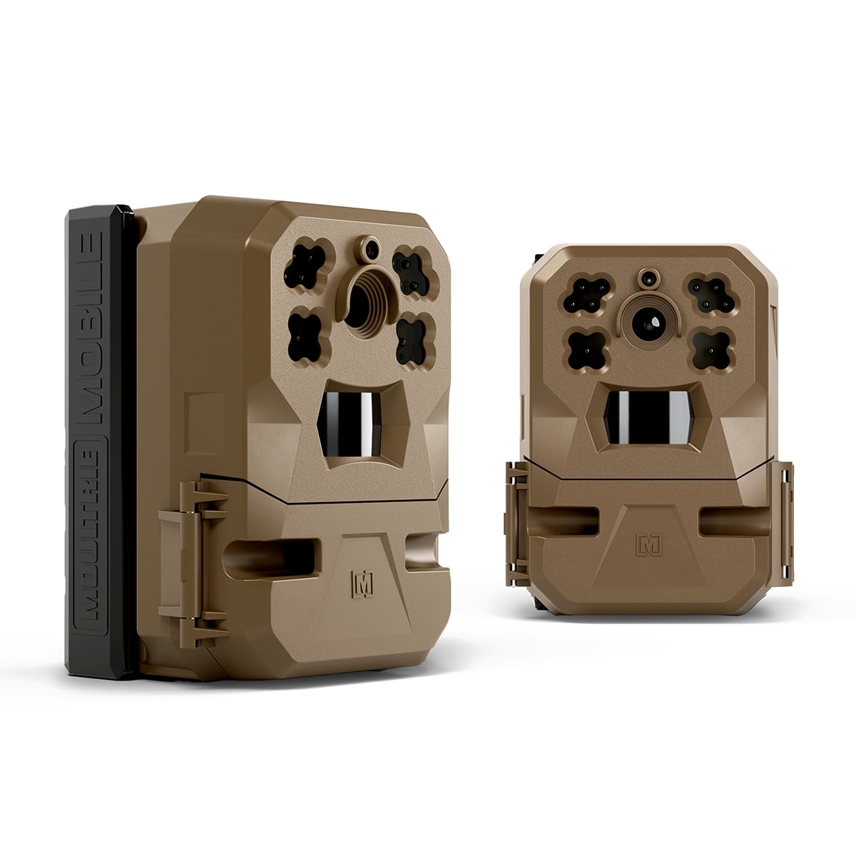 Moultrie Edge Cellular Trail Camera - Auto Connect - Nationwide Coverage - HD Video-Audio - Built in Memory - Cloud Storage (2-Pack)